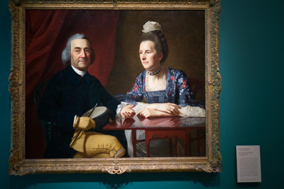  A wonderful portrait of Mr. and Mrs. Isaac Winslow by John Singleton Copley. 1773