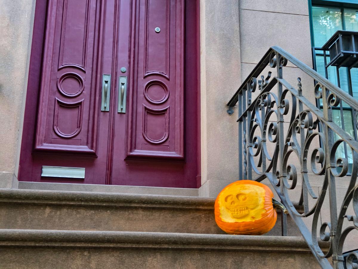 Carving a pumpkins takes skill 