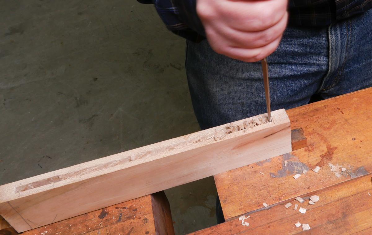 How to Cut a Groove in a Frame By Hand and Without a Plow Plane  8