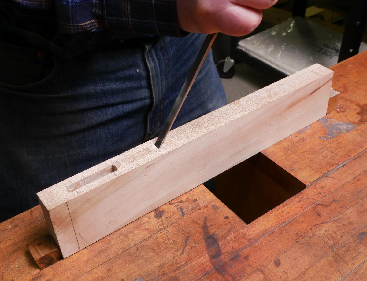 How to Cut a Groove in a Frame By Hand and Without a Plow Plane  5