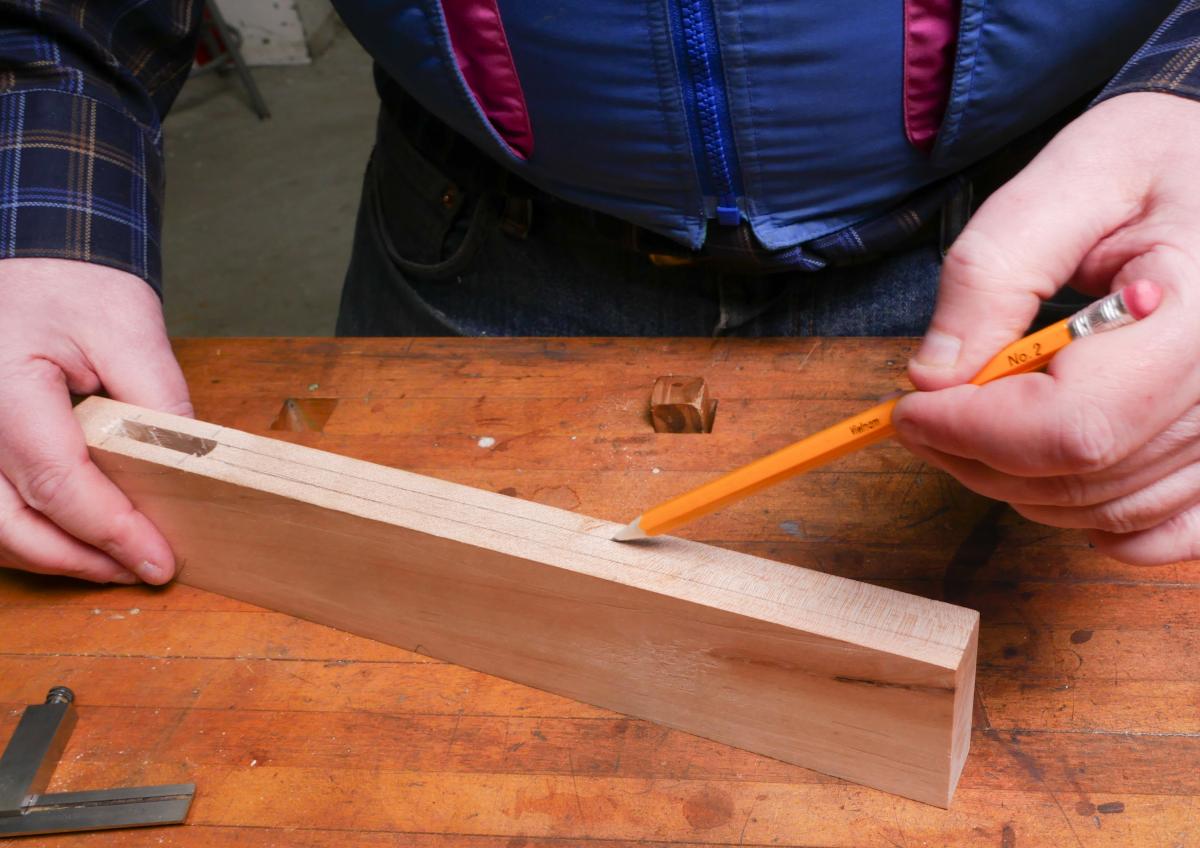 How to Cut a Groove in a Frame By Hand and Without a Plow Plane  3