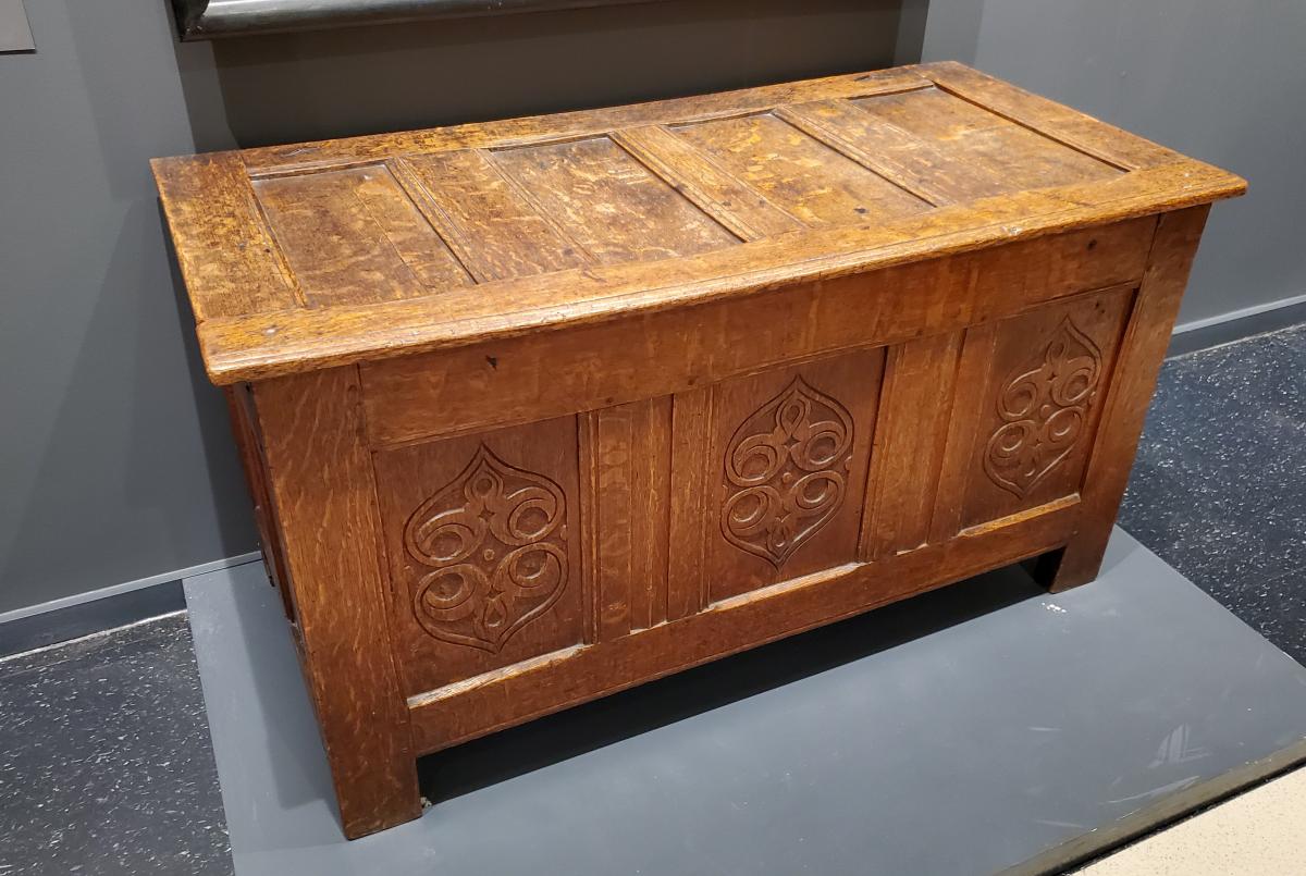 Three-panel joined chest C. 1650-1680