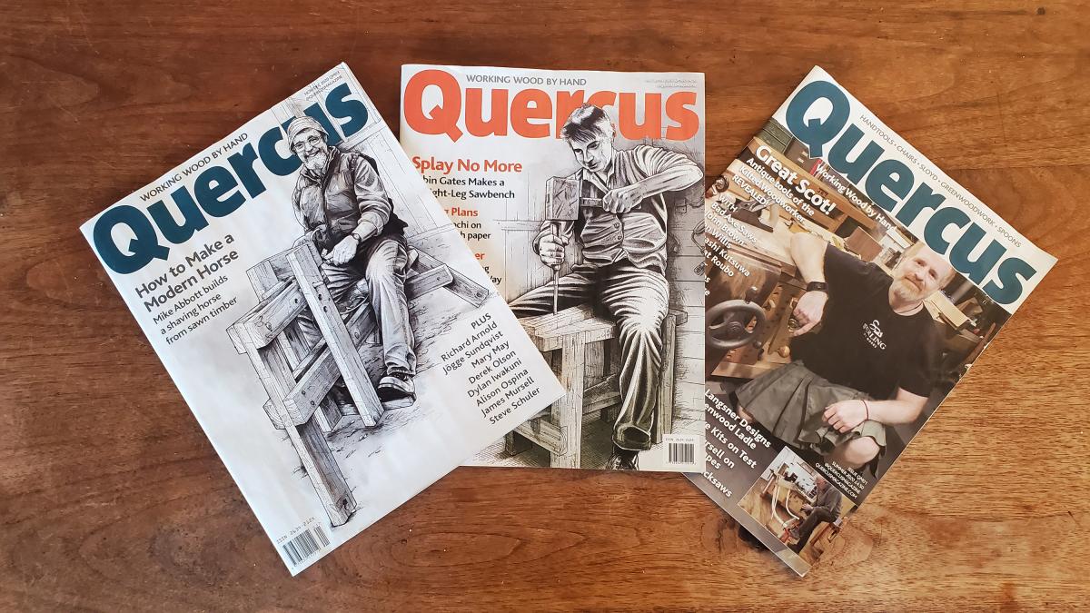 The first three issues of Quercus Magazine