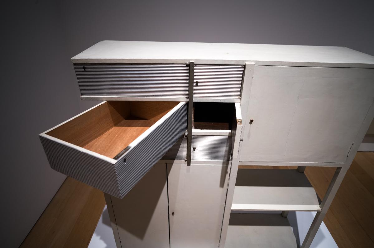 Detail from cabinet by Eileen Gray c. 1930