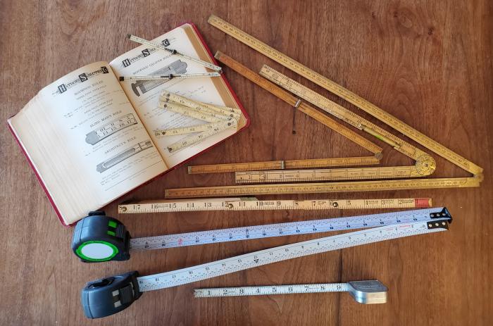 Wooden Rules  Marking and Measuring Tools