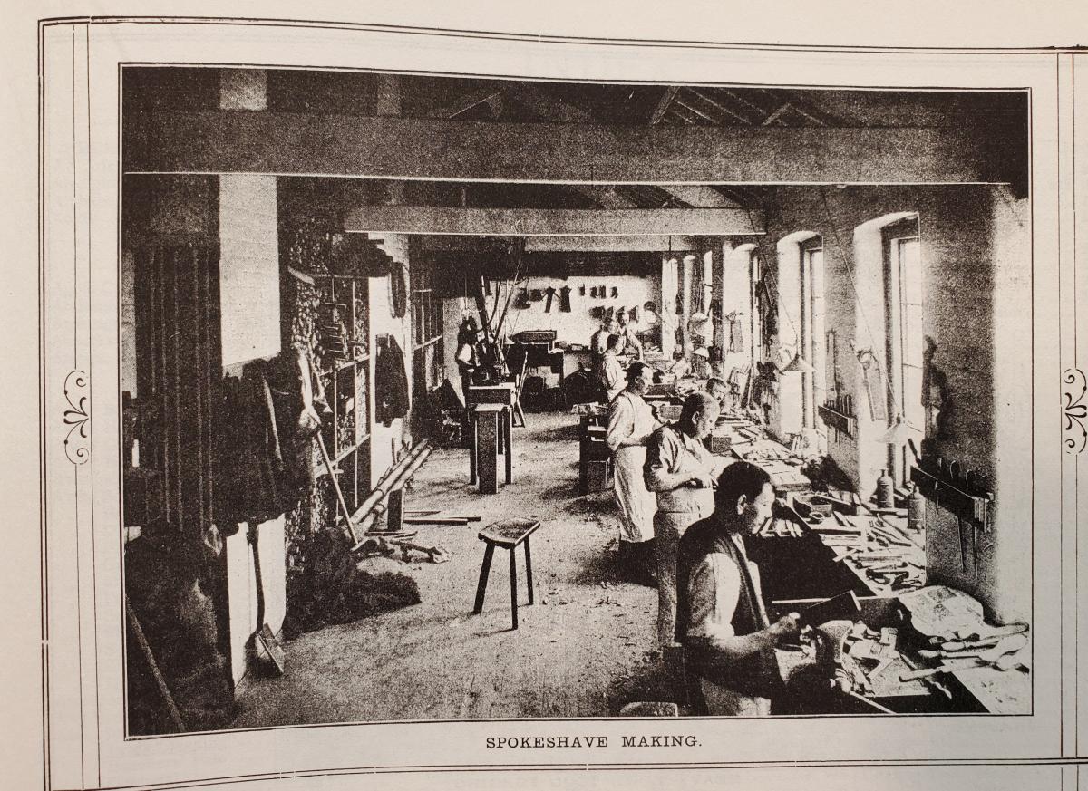 Spokeshave manufacture Marples 1910