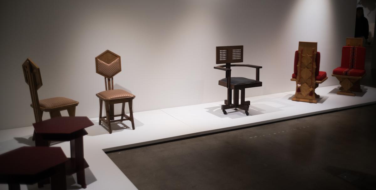 Chairs by Frank Lloyd Wright