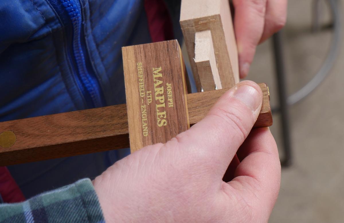 How to Mortise the Moxon Way: Part 2, Chopping the Mortise 4