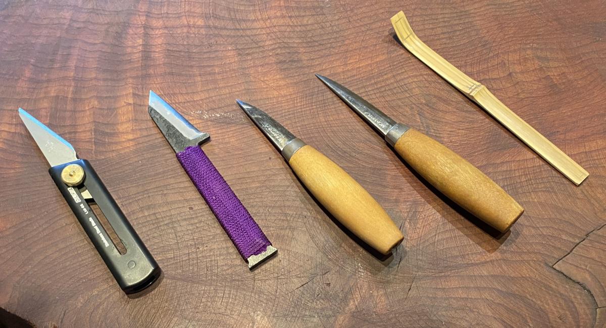 I played around with different knives