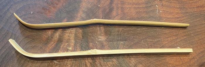 Carved Bamboo Tea Scoop for Tea Ceremony - Ruby Lane