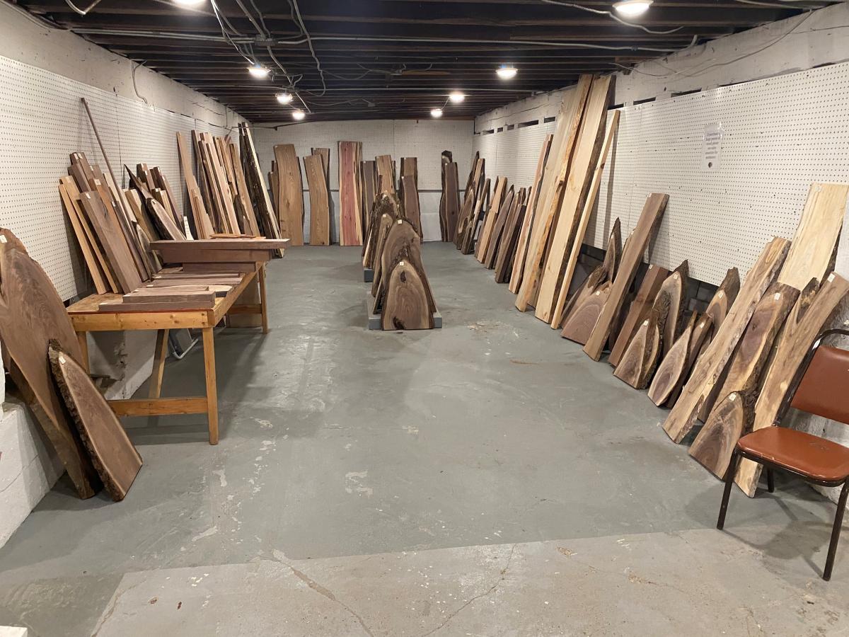 Yeah. Wow. An entire room of extremely reasonably priced hardwood slabs