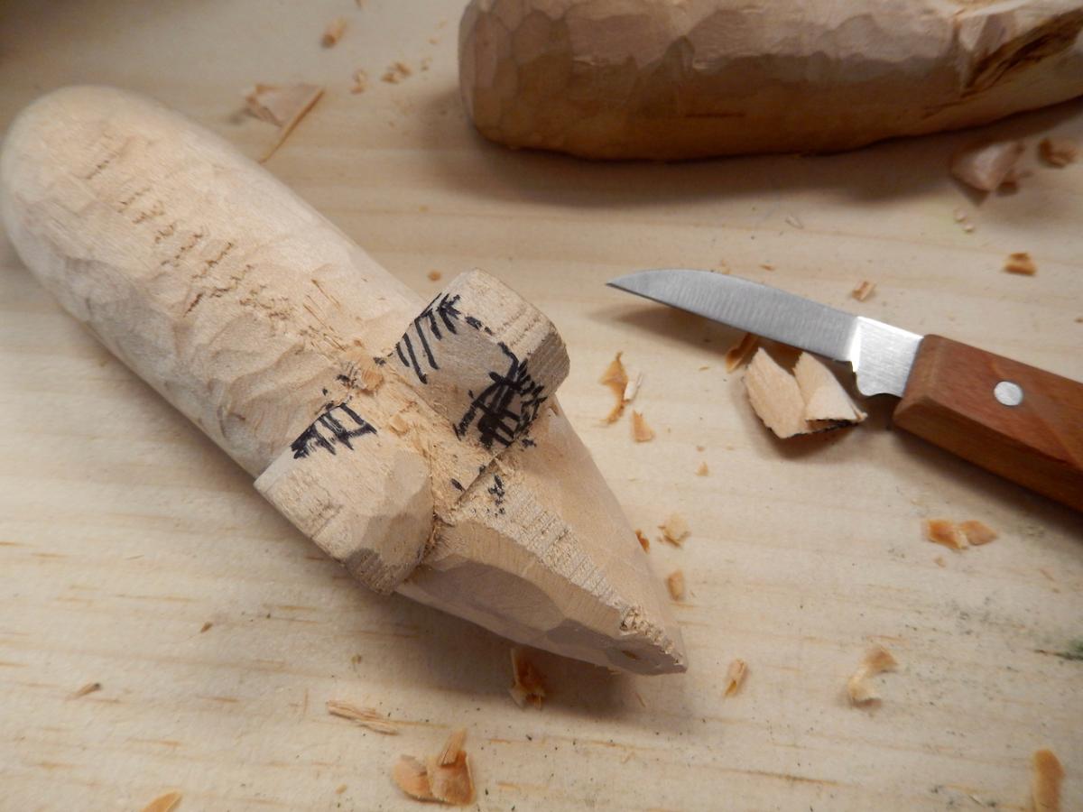 Carving a Mouse (The Teaching of Whittling This Fall - Continued pt3) 5