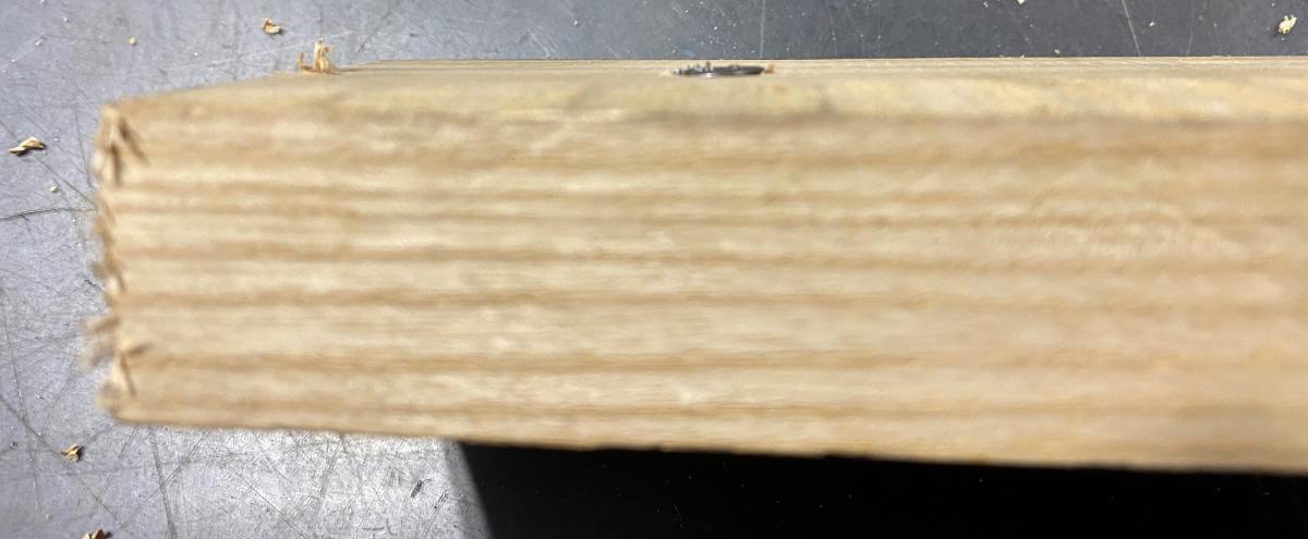 Countersink to flush or just under the surface.