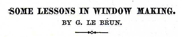 WORK No. 147 - Published January 9, 1892 5