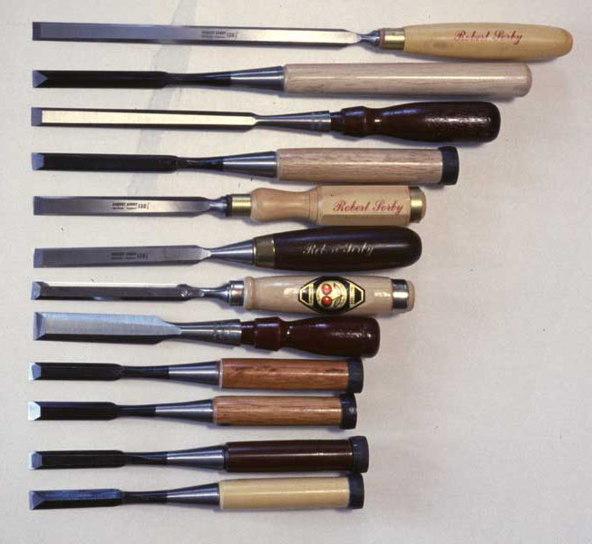 Different types of chisels