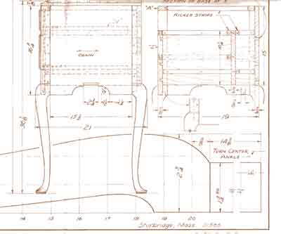 Detail of plan by Carlyle Lynch