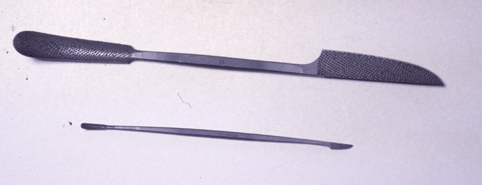 Hand-Cut Riffler Rasps by Auriou Type 1 - Knife/Spoon Shape