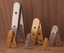 Brusso Straight Pivot Cabinet Hinges