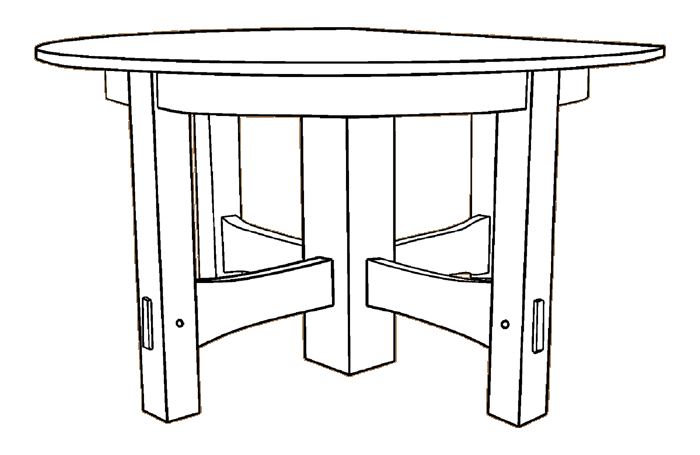 Round Extension Table
