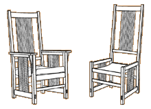 Spindle Arm & Side Chair