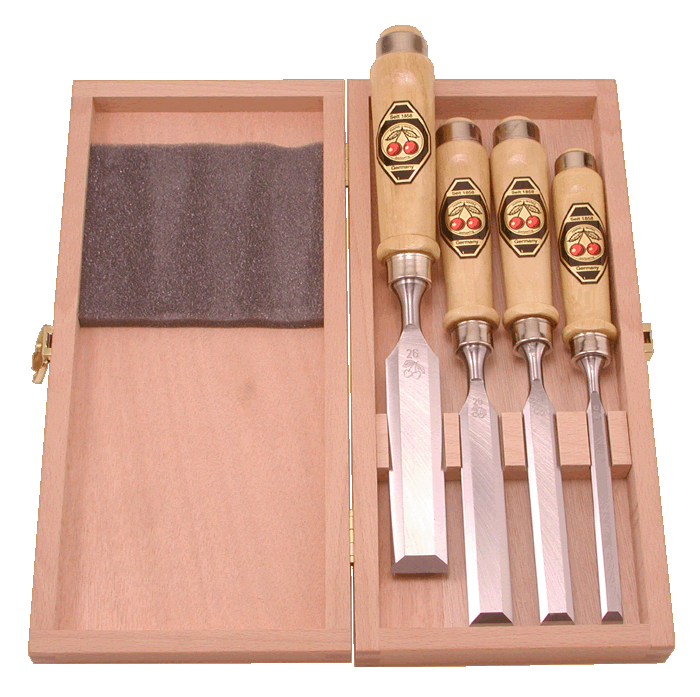 Special Promotion! Bevel Edge Chisel Set by Two Cherries