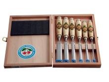 Set of 6 in a Wooden Box