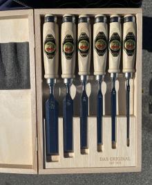 Special Promotion! Bevel Edge Chisel Set by Two Cherries - Set of 6
