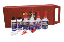2P-10 Kit - Thin, Medium, Thick and Jel adhesives, Activator, Debonder and accessories