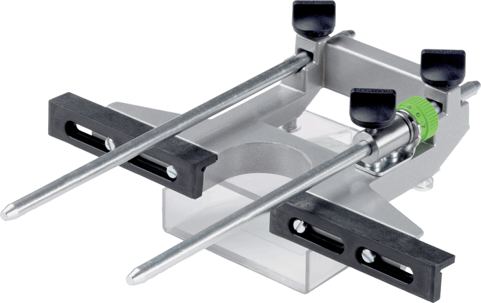  alt="Parallel edge guide with adjustable fence and fine adjuster to 1/10mm, extraction hood (#495182)"