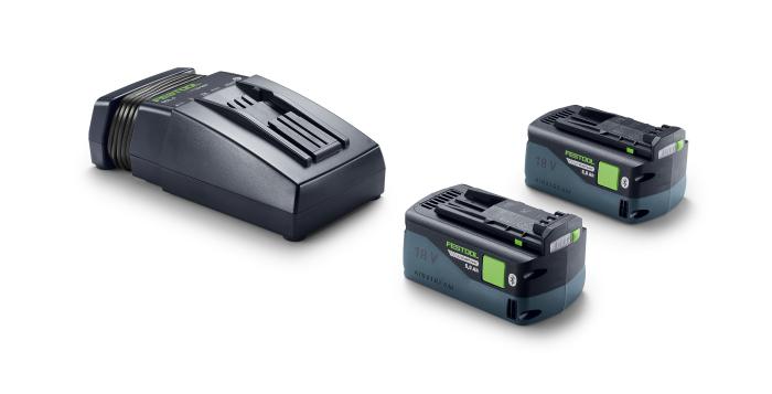  alt="Starter Set: 2 x High Power Airstream 18V Li 5.0 batteries and a TCL6 charger (#578742)"