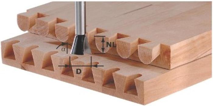  alt="Dovetail cutter HW S8 D14,3/16/10° (#491164) OF 1010, OF 1400"