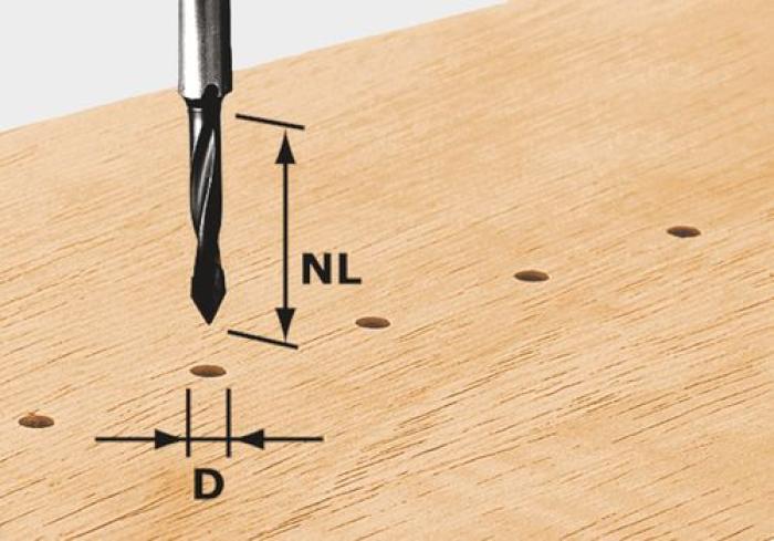  alt="Spear point dowel drill bit  (#491064) OF 1010, OF 1400"