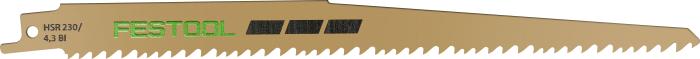  alt="Wood Universal Blade HSR 230/4,3 BI/5 (#577487) - the blade that comes with the saw"