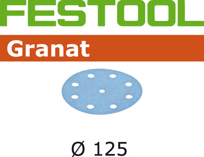Festool Granat - 5&quot; Diameter Sanding Disks