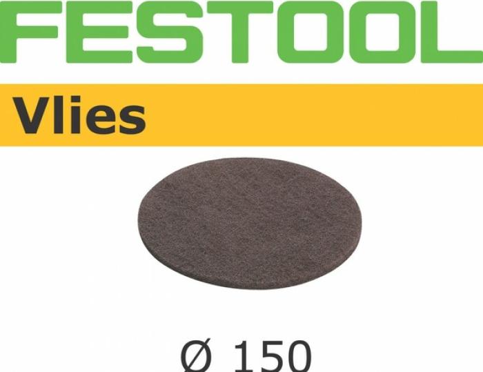 Festool Vlies (Fleece) 6&quot;  Sanding Pads for Scouring and Finish Application