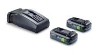 Starter Set: 2 x Tabless TBX 18V Li 4.0 batteries and a TCL6 charger (#578733)