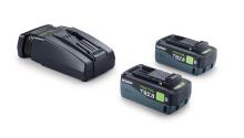 Starter Set: 2 x TBX 18V 8.0 batteries and a rapid SCA 16 charger (#578903)