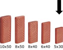Domino Sipo tenon 5x30 (300 pieces) (#494869)