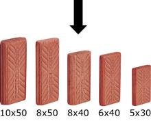 Domino Sipo tenon 8x40 (130 pieces) (#494871)
