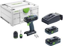 T 18 Cordless Drill High Power 4.0Ah SET Kit w/ Systainer3 (#576991)