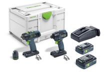 Festool Cordless Impact Driver and Drill Set TID18 HPC #577615