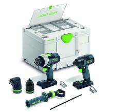 Festool Cordless Hammer Drill TPC 18/4 and Cordless Impact Screwdriver TID 18 Combo Kit
