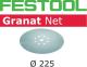 Festool Granat Net - Planex 225mm Diameter Sanding Disks