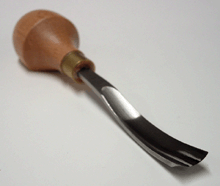 Bent Gouge Block Cutters by Ashley Iles no. 15