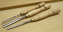 Standard Round Section Spindle Gouges by Ashley Iles