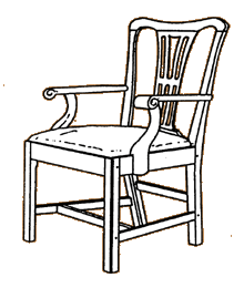 Chippendale Arm Chair