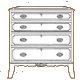1740 Hepplewhite Chest of Drawers