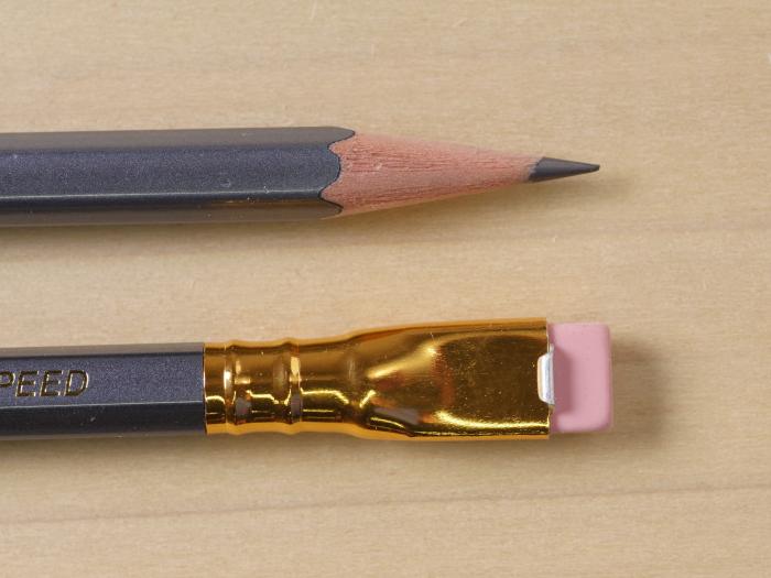  alt="Box of 1 dozen Blackwing 602 - Grey Finish - Firm - Pink Eraser (#104141)"