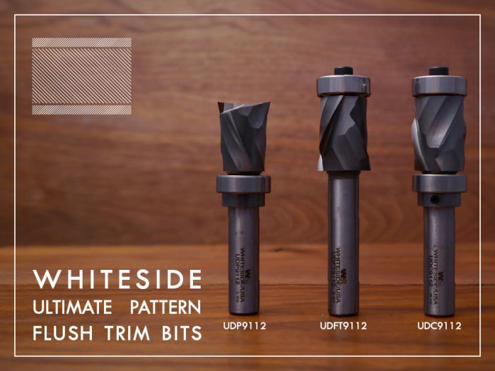 Whiteside Model UDC9112 Spiral Combination 1/2” SH X 7/8” Ultimate Flush Trim