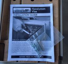 Installation Guide and Hardware Kit for  Milwaukee's Small (aka Handyman) Vise